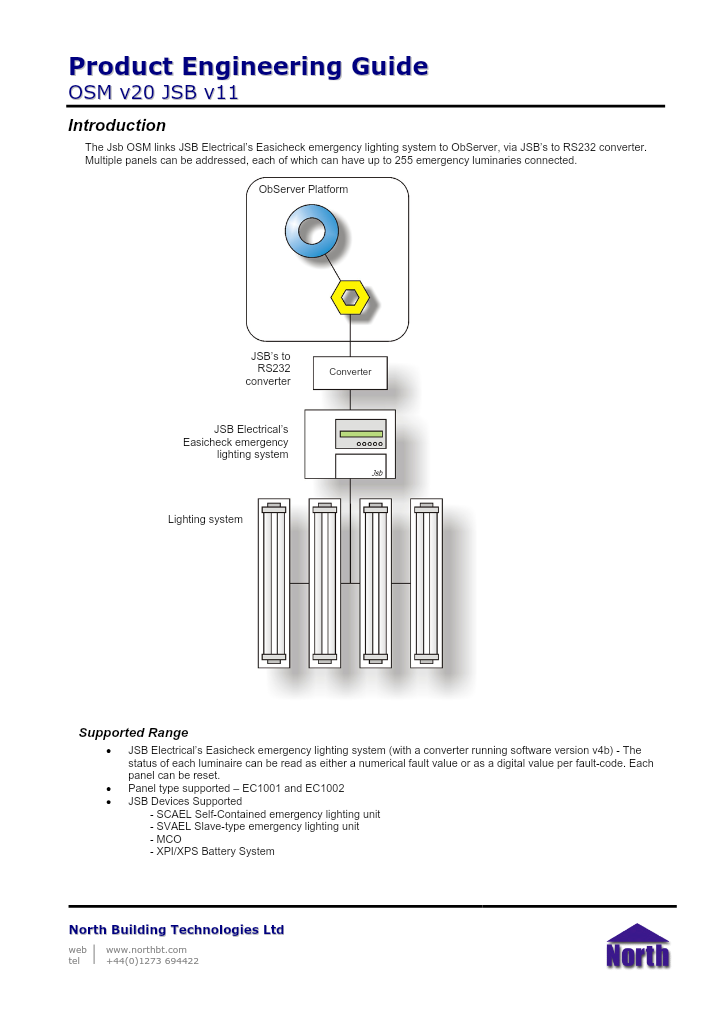 Preview thumbnail of page 1 of the JSB Engineering Guide PDF document.
